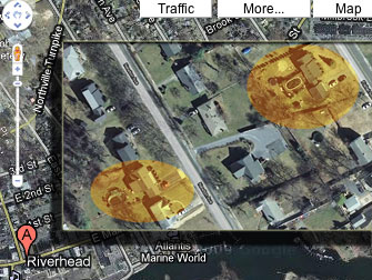 Riverhead, NY using Google Earth to spy on pool permit violators