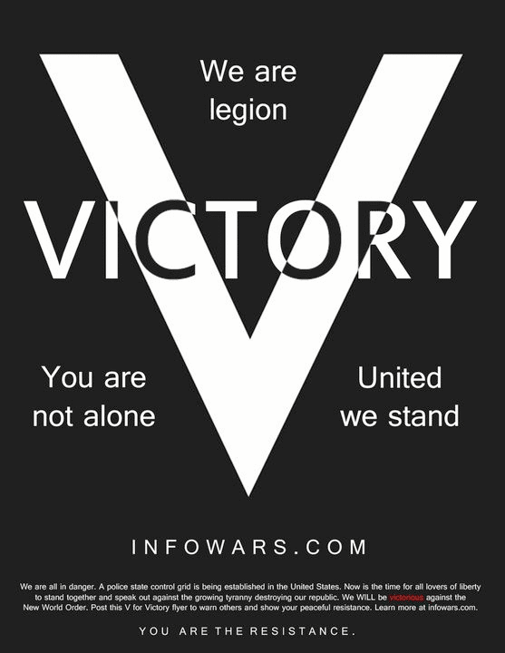 New V for Victory Posters