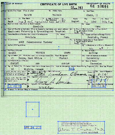 New Obama Birth Certificate is a Forgery  obamabreakout