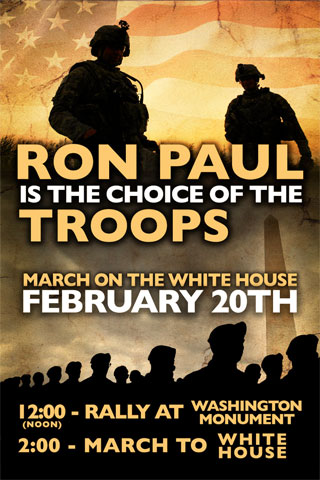 Active Duty Troops to March on White House ronpaultroops