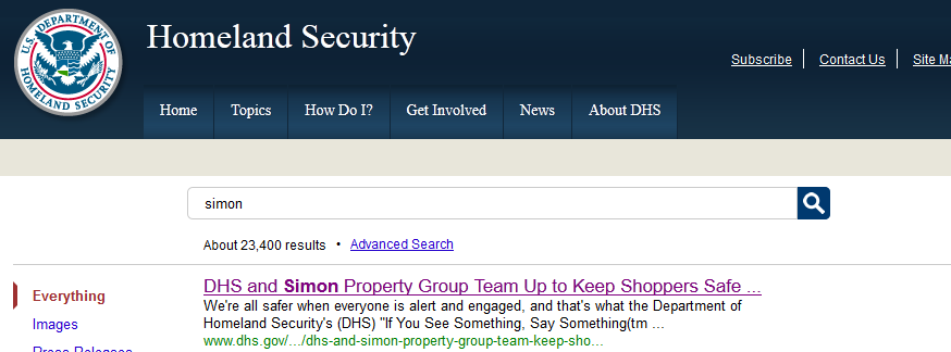DHS See Something, Say Something Campaign Headed For A Mall Near You dhsscreenshot