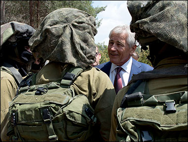 Chuck Hagel Green Lights Israeli Attacks On Syria and Iran hagelisrael