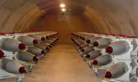 Nuclear weapons held in bunker, similar to the reports of the high level military source.