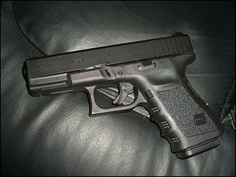 A Glock 23, commonly issued by the Dept. of Education OIG.