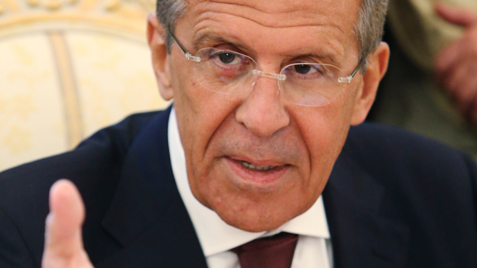 Russian Foreign Minister Sergey Lavrov (Reuters / Sergey Karpukhin)
