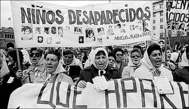 Argentina's disappeared children from “Las Abuelas de la Plaza de Mayo." Photo: Latin American and Latino Studies Program at Wake Forest University