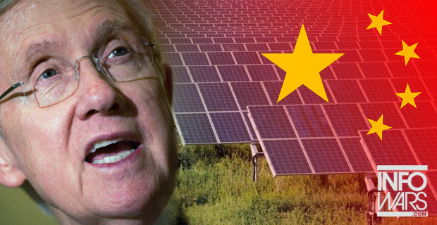 Corrupt Democratic Sen. Harry Reid (D-Nev.) working with the Chinese gov't to take land from hard-working Americans.