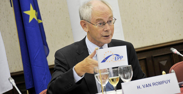 President of the European Council, Herman Van Rompuy, said that even if there is little public support for expanding the globalist union to the border of Russia, “we do it anyway.” Photo: European People's Party via Wikimedia Commons