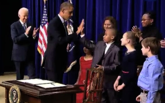 Obama Exploits Children for Executive Action Press Conference on Gun Control